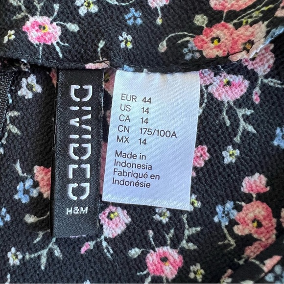 H&M Crêped Dress Size 14 - Picture 11 of 17